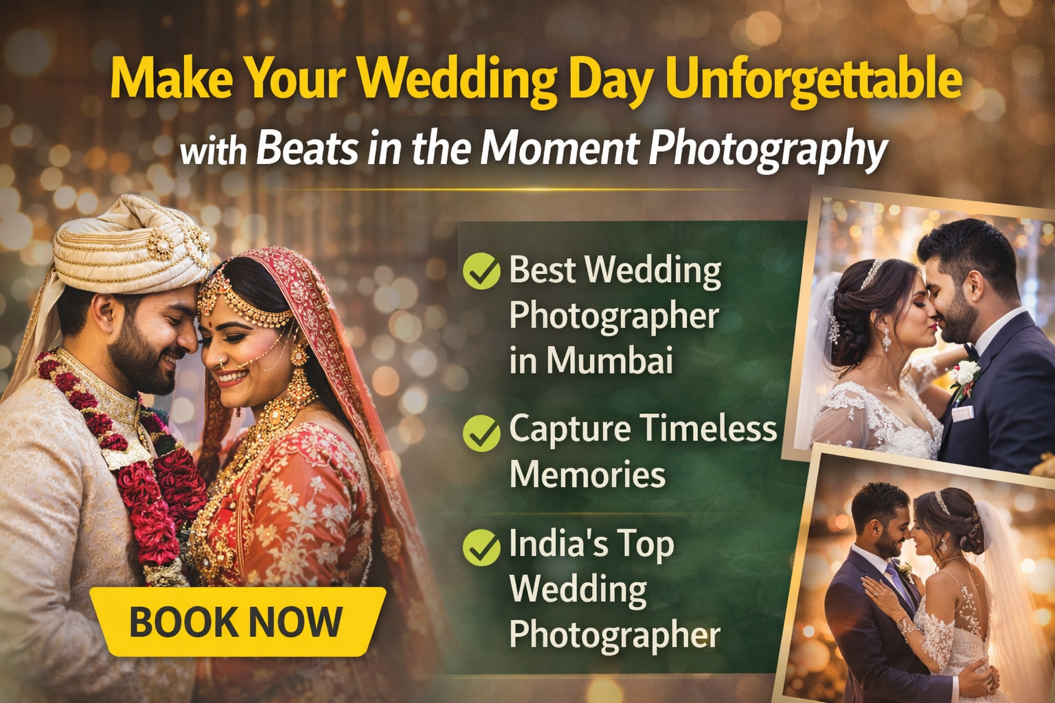 Read more about the article Make Your Wedding Day Unforgettable with Beats in the Moment Photography