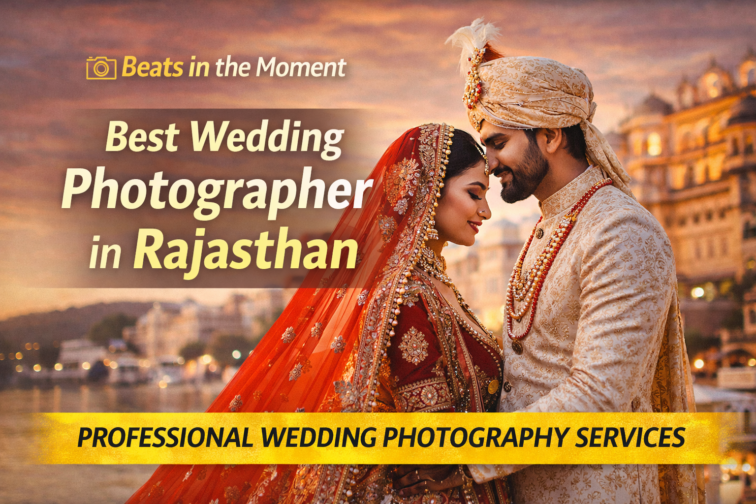 Read more about the article Beats in the Moment – Professional Wedding Photography Services in Rajasthan
