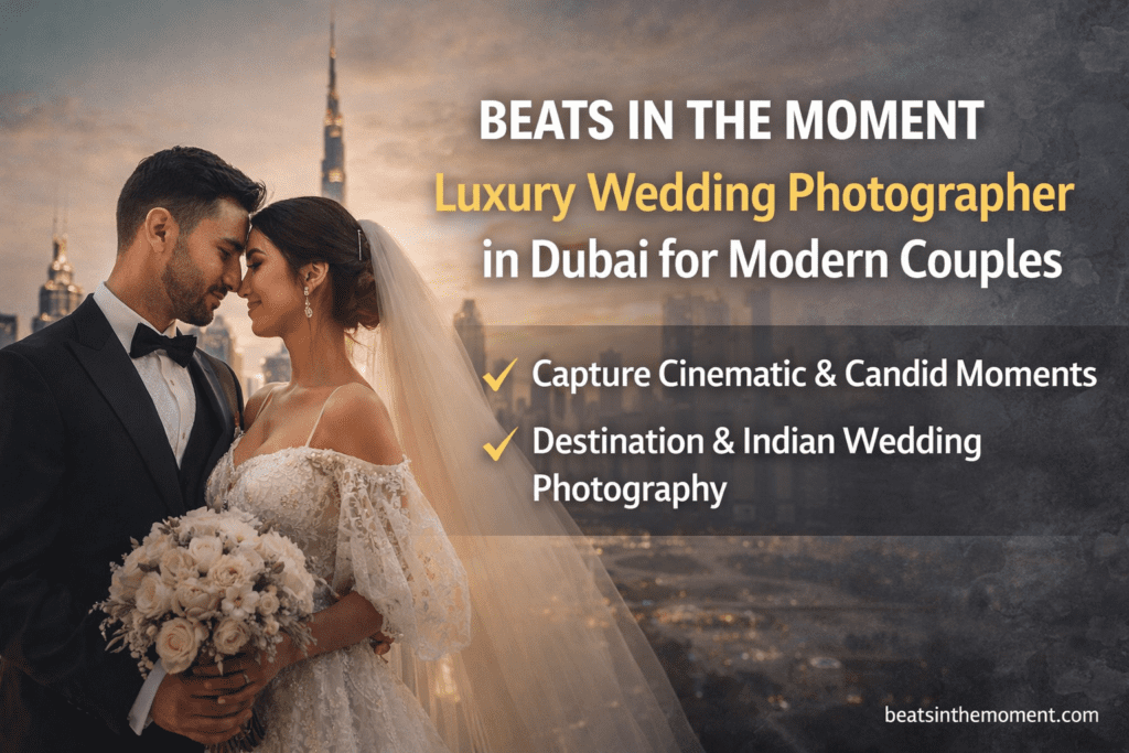 Beats in the Moment | Luxury Wedding Photographer in Dubai for Modern Couples