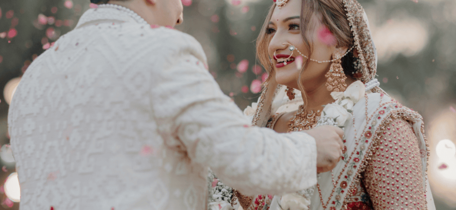 BITM capturing a couple’s destination wedding moments in the Maldives