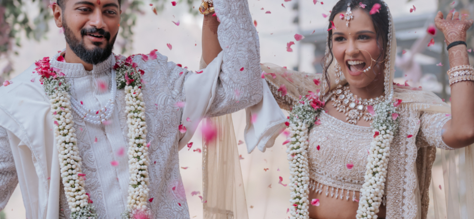 A beautiful moment captured by a professional wedding photographer in Mumbai. Candid wedding photography showcasing the raw emotions of the day.