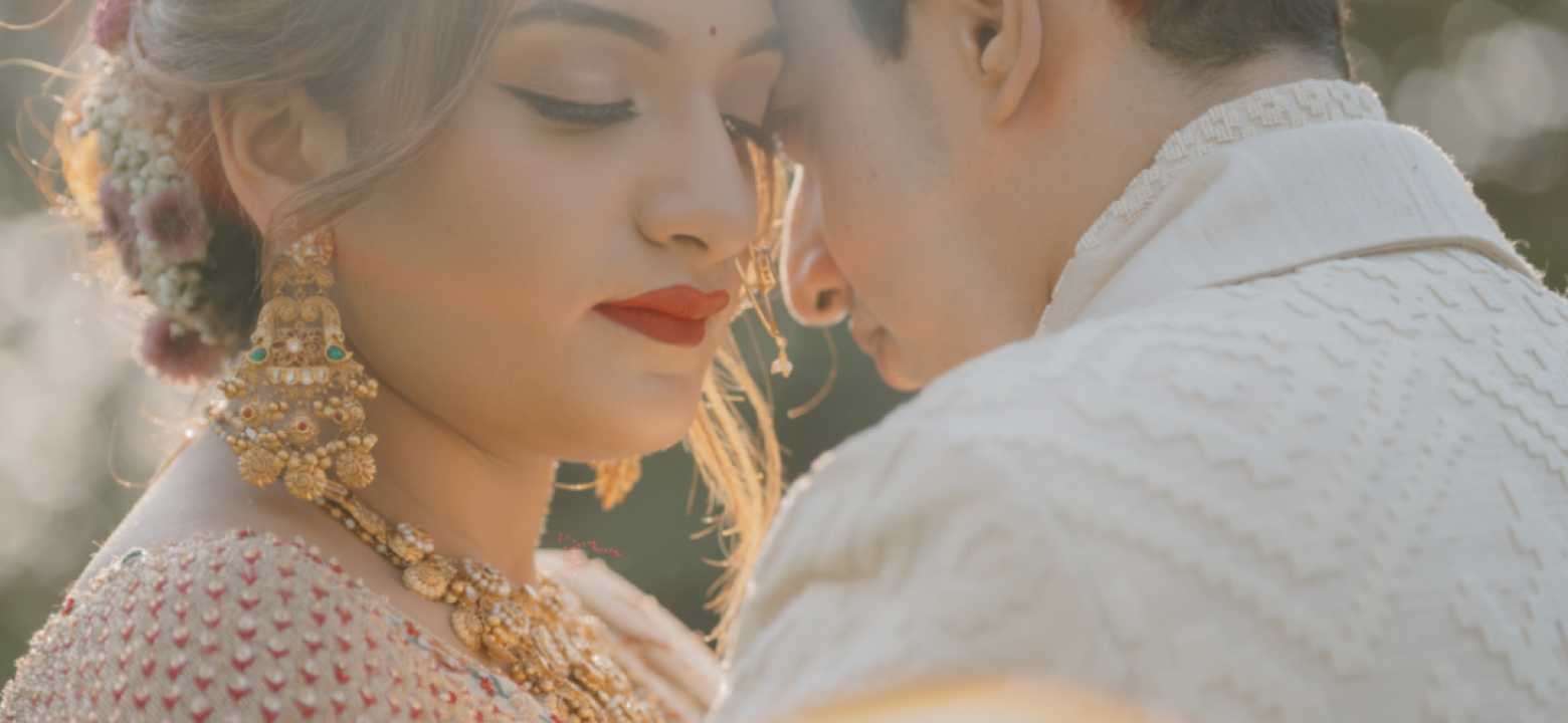 Bride and groom during wedding vows captured by BITM Photography