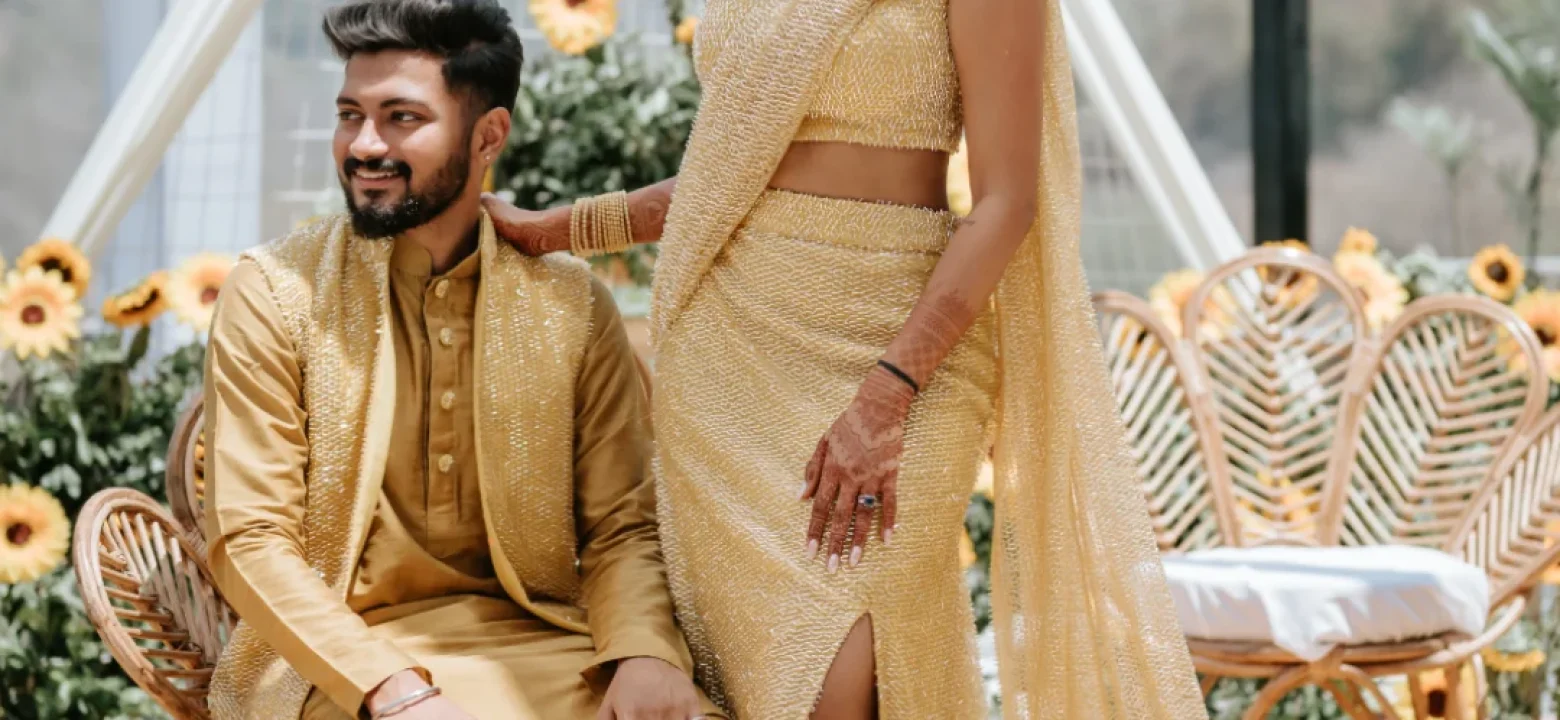 Spontaneous joy captured during wedding celebration