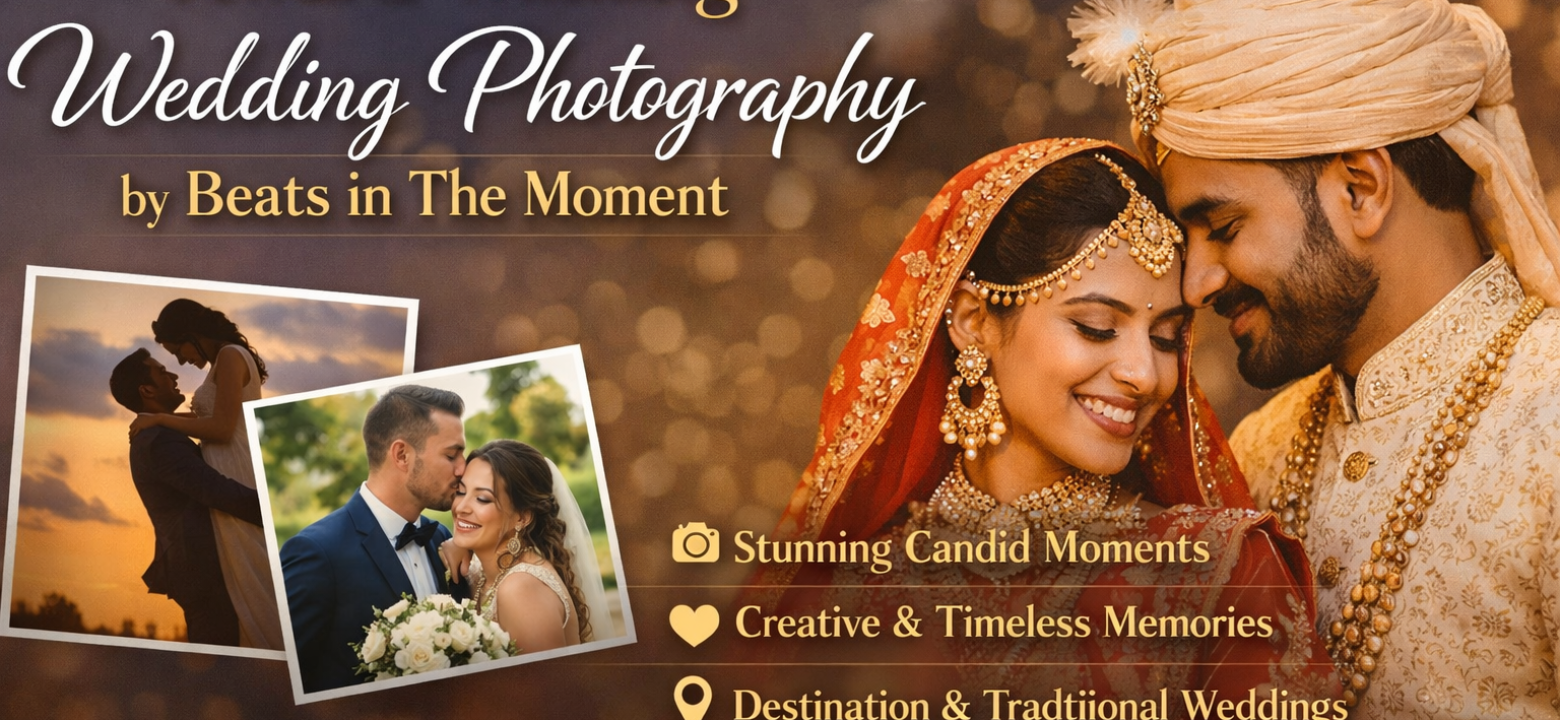 Beats in The Moment – Award-Winning Wedding Photography Featuring Candid Moments and Stunning Traditional and Destination Weddings